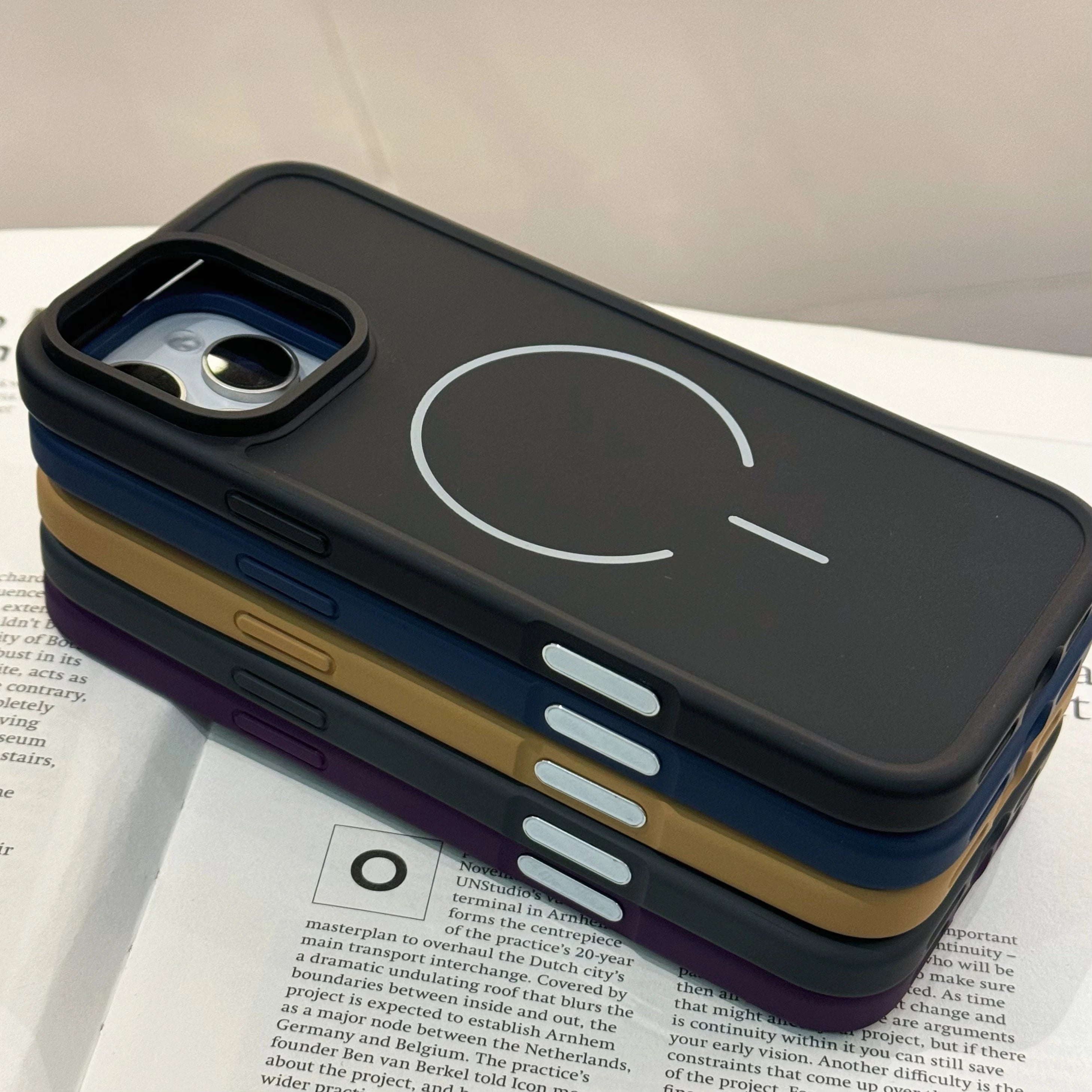 Simple Soft TPU Mag Phone Safe Case for iPhone 11 12 13 14 15 16 Pro Max Wireless Charging Magnetic Skin Touch Protective Cover