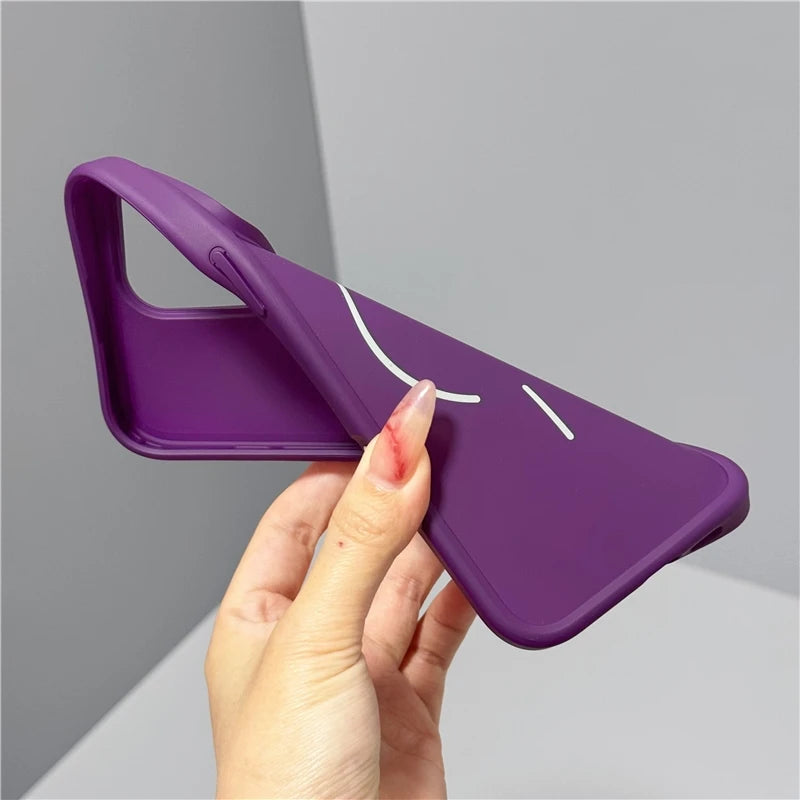 Simple Soft TPU Mag Phone Safe Case for iPhone 11 12 13 14 15 16 Pro Max Wireless Charging Magnetic Skin Touch Protective Cover