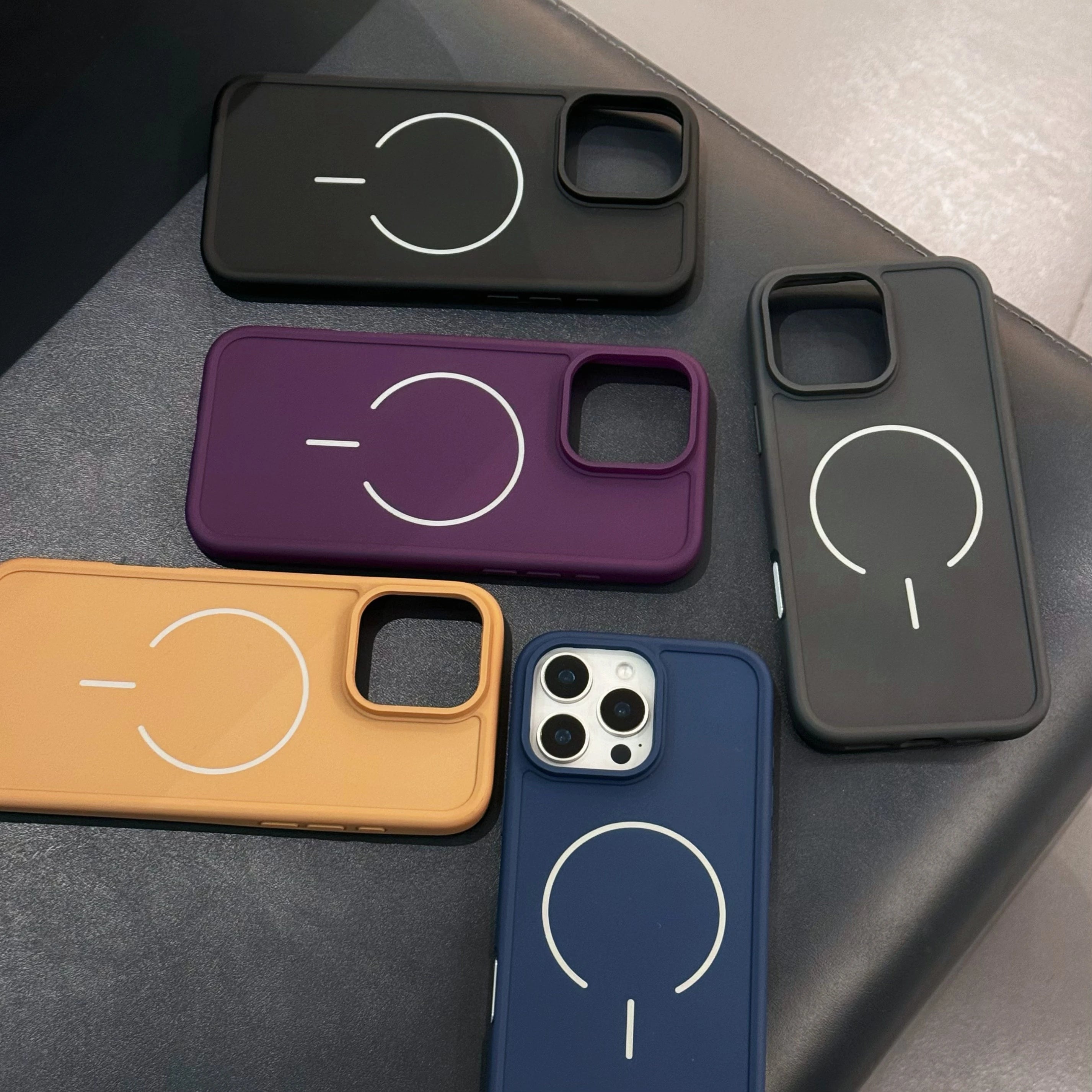 Simple Soft TPU Mag Phone Safe Case for iPhone 11 12 13 14 15 16 Pro Max Wireless Charging Magnetic Skin Touch Protective Cover