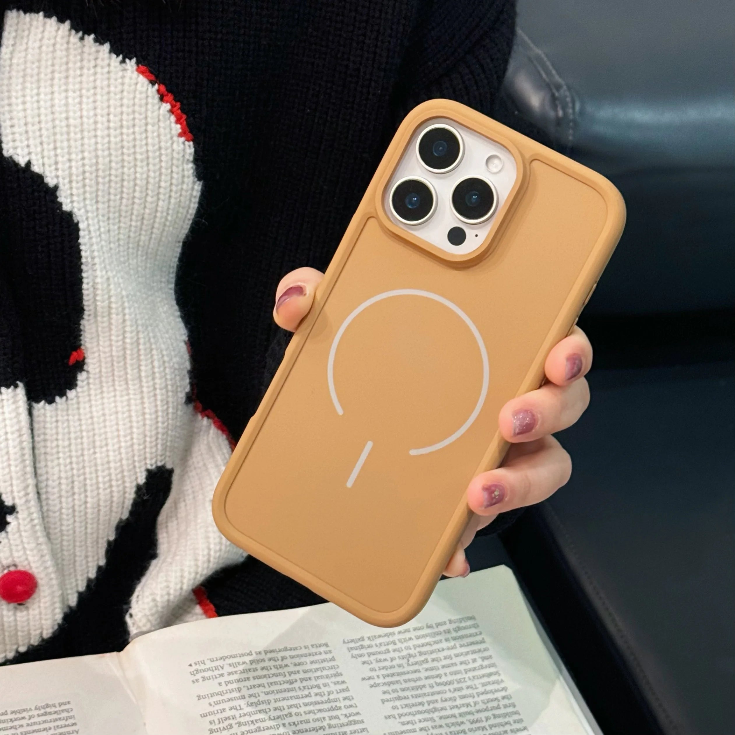 Simple Soft TPU Mag Phone Safe Case for iPhone 11 12 13 14 15 16 Pro Max Wireless Charging Magnetic Skin Touch Protective Cover