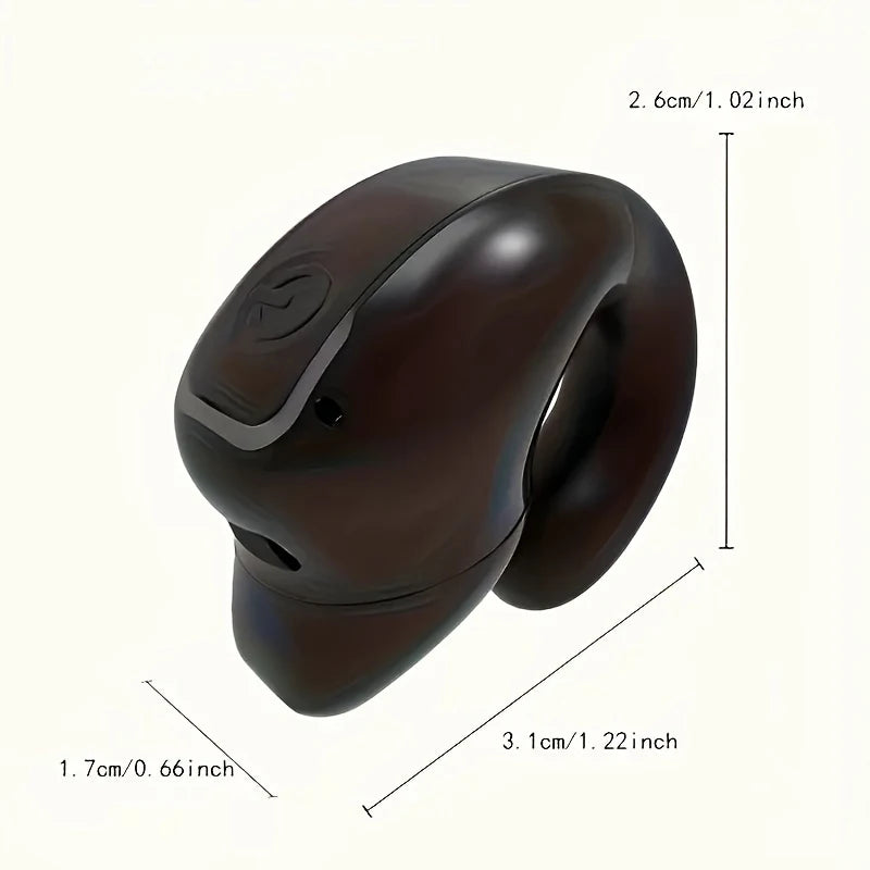 Gd28 Bluetooth Earphones Bluetooth 5.3 Clip On Ear Non In Ear Single Ear Design Business Sports Fitness Running Ear Clip On