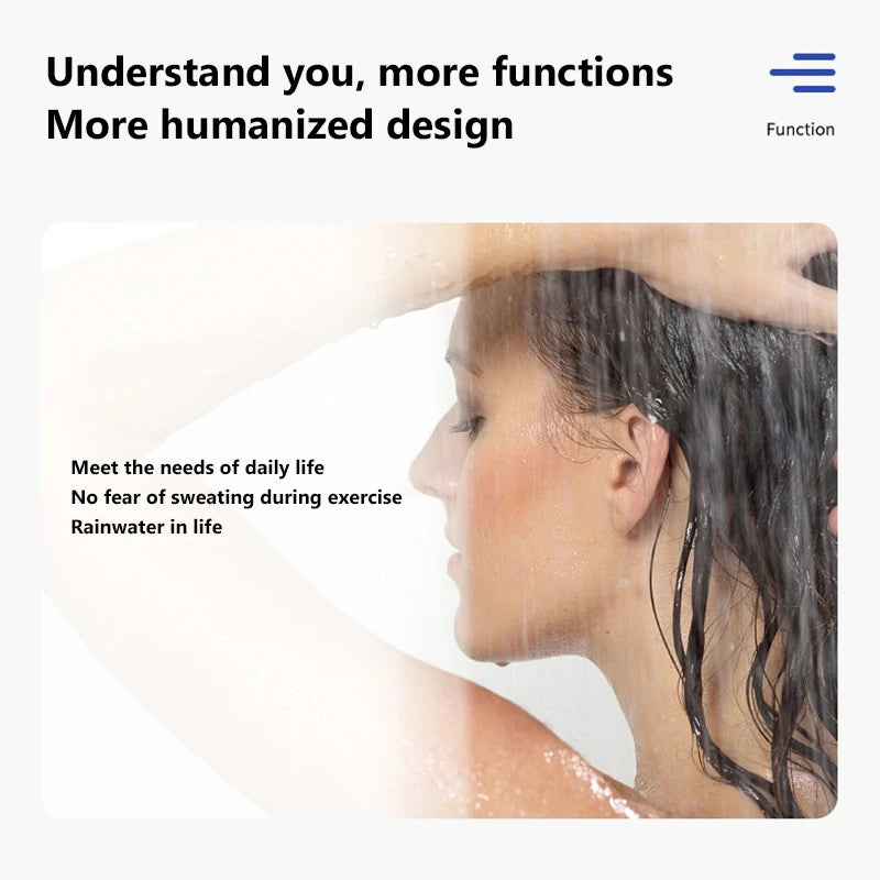 Gd28 Bluetooth Earphones Bluetooth 5.3 Clip On Ear Non In Ear Single Ear Design Business Sports Fitness Running Ear Clip On