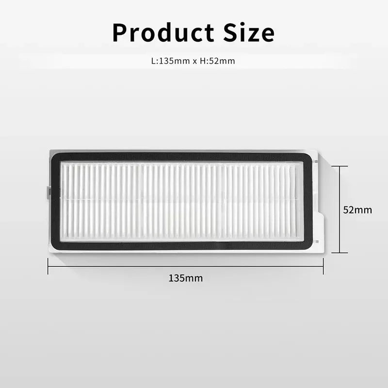 Filter For Roborock Q Revo Pro/Q Revo S/Q Revo Maxv/Q Revo Plus Robot Vacuum Cleaner Replacements Accessories HEPA Filters