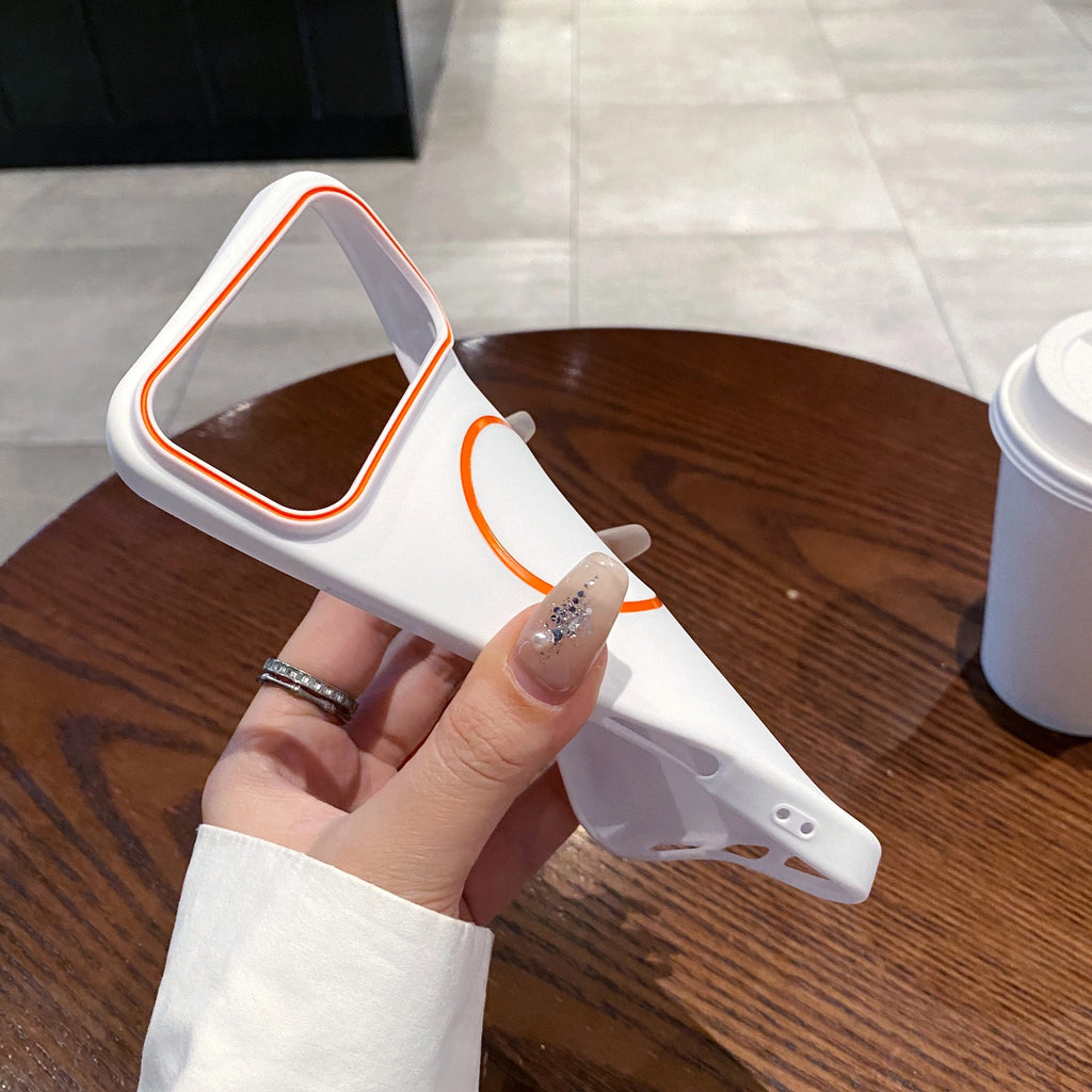 Luxury Magnetic Matte Soft Phone Case For iPhone 17 Pro Max Air 16 E 15 14 13 12 11 shockproof magsafe Wireless Charging Cover