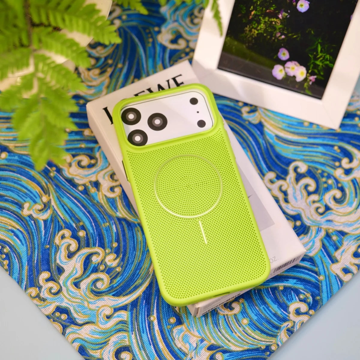 New Heat Dissipation Mesh For Magsafe Magnetic Phone Case For iPhone 17 Air 16 15 14 Plus 13 12 11 Pro Max Wireless Charge Cover