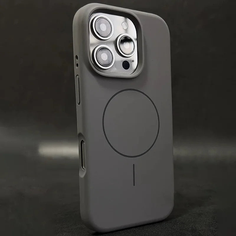 Original Silicone Matte Magnetic Case For iPhone 16 15 Plus 14 13 12 11 Pro Max For Magsafe Wireless Charging Soft Armor Cover