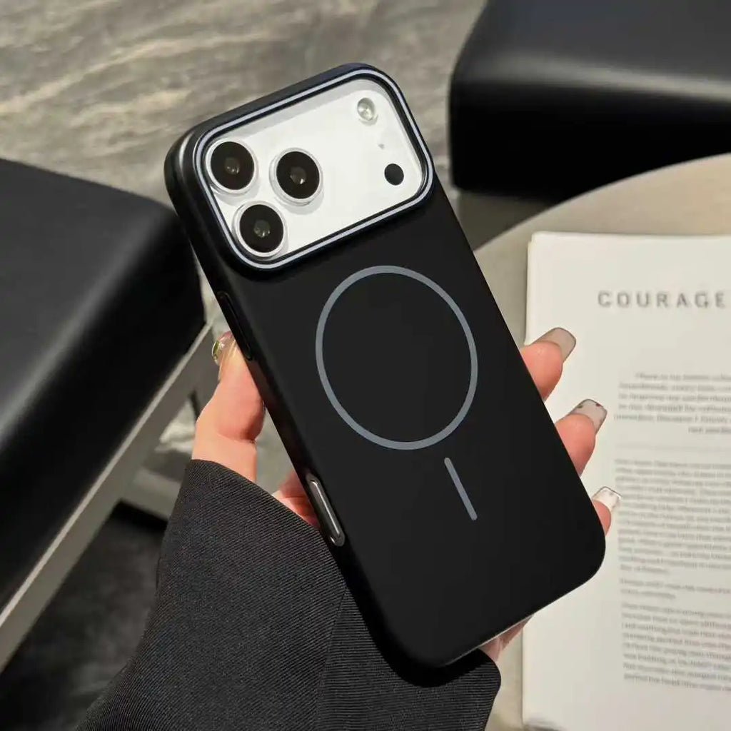 Luxury Original Hard PC Magsafe Case for iPhone 16E SE4 16 15 14 Plus 13 12 Mini 11 Pro Max Shockproof Matte Thin Magnetic Cover