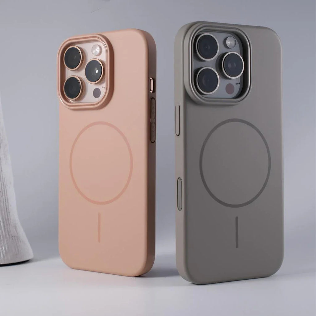 Luxury Original Hard PC Magsafe Case for iPhone 16E SE4 16 15 14 Plus 13 12 Mini 11 Pro Max Shockproof Matte Thin Magnetic Cover