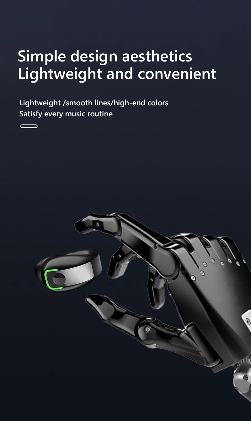 Gd28 Bluetooth Earphones Bluetooth 5.3 Clip On Ear Non In Ear Single Ear Design Business Sports Fitness Running Ear Clip On