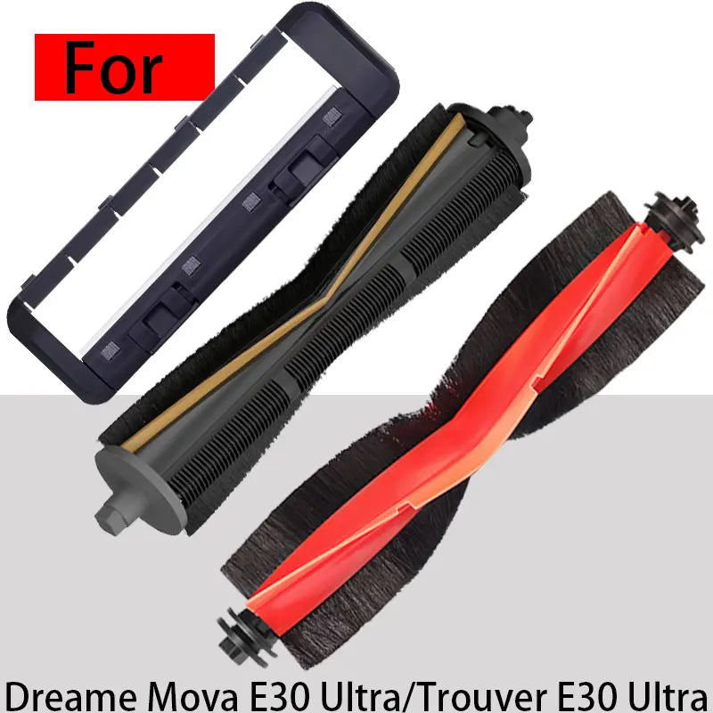 for Dreame Mova E30 Ultra/Trouver E30 Ultra vacuum cleaner replacement parts, the main brush side brush cloth dust bag filter