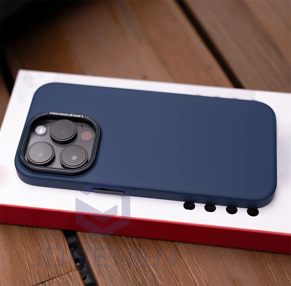 Retro Ultra Thin Matte Hard Case For iPhone Air 15 14 Plus 13 12 16 17 Pro Max Shockproof Slim Silky Skin Solid Color PC Cover