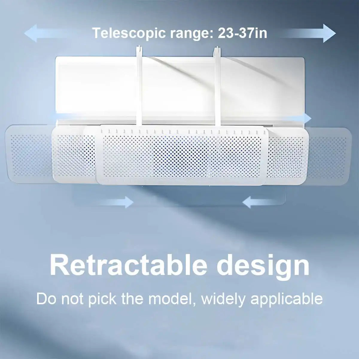 Anti-Direct Blowing Air Conditioning Wind Deflector Wall-Mounted Outlet Baffle Hanging Conditioning Guide Cover