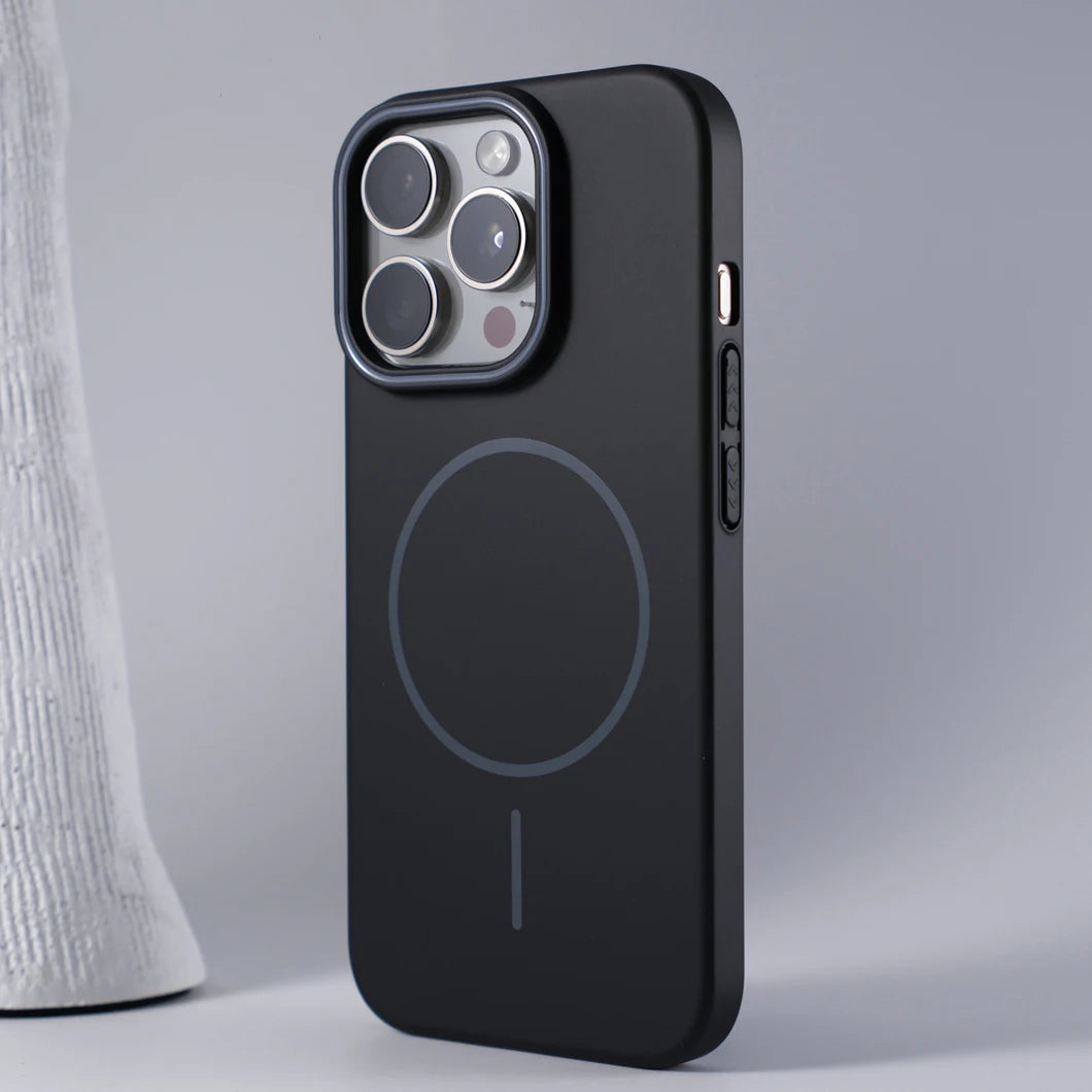 Luxury Original Hard PC For Magsafe Case for iPhone 16 15 14 Pro Max 13 12 Mini 11 Pro Plus Shockproof Matte Thin Magnetic Cover