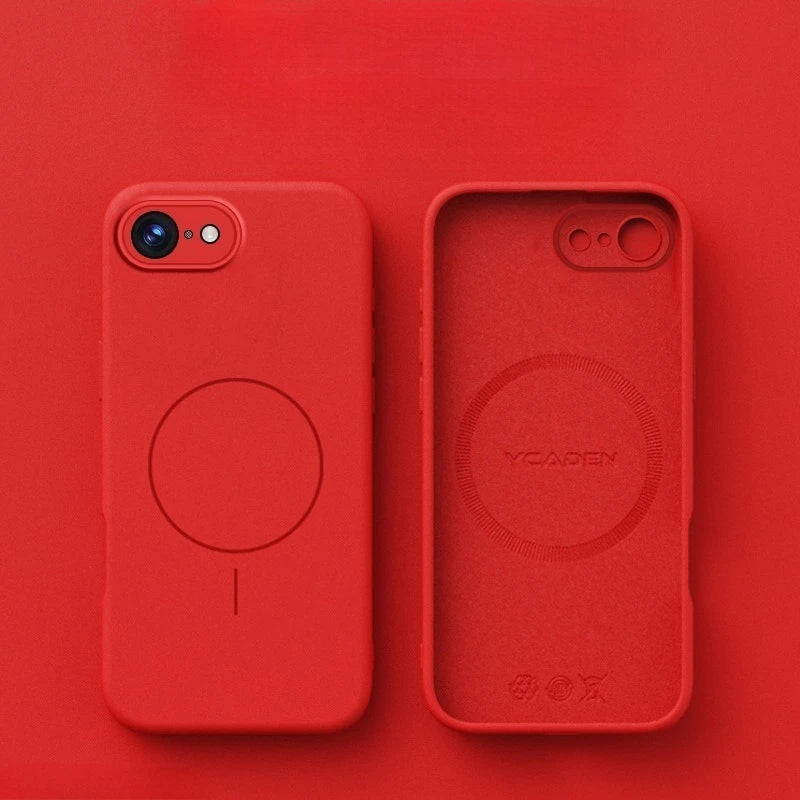 Original Liquid Soft Silicone For Magsafe Wireless Charge Magnetic Case For iPhone 16 Plus 15 14 13 12 Pro Max 11 Cover