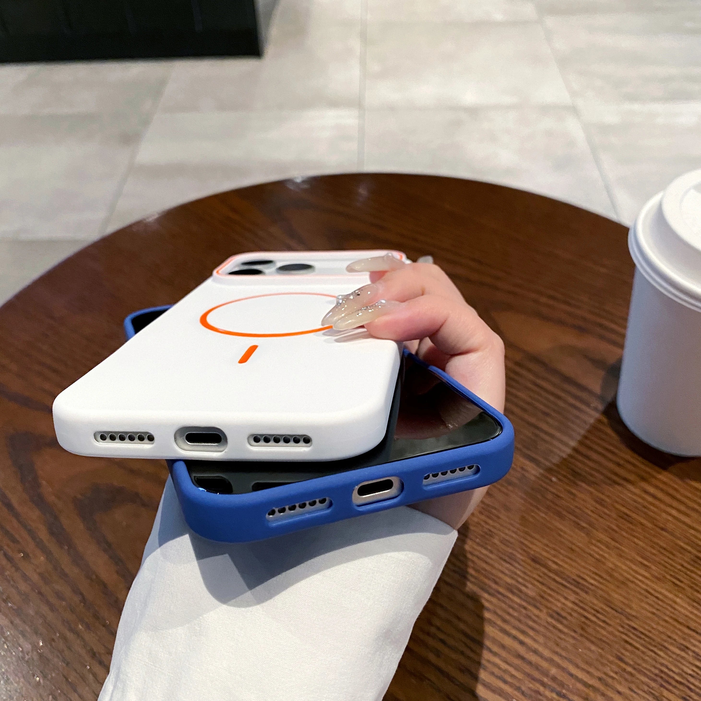 Luxury Magnetic Matte Soft Phone Case For iPhone 17 Pro Max Air 16 E 15 14 13 12 11 shockproof magsafe Wireless Charging Cover