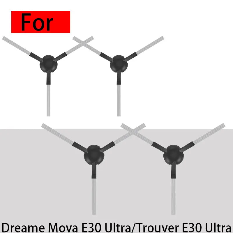 for Dreame Mova E30 Ultra/Trouver E30 Ultra vacuum cleaner replacement parts, the main brush side brush cloth dust bag filter