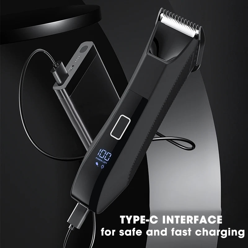 2 in 1 electric body hair trimmer Full body waterproof haircut shaving razor for men and women private pubic hair leg hair sciss