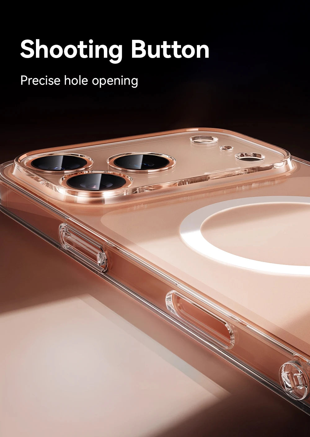 Joyroom Magnetic Case For iPhone 17 Pro Max Case Anti Yellow Transparent Cover For iPhone 17 Pro Max Wireless Charger Thin Cover