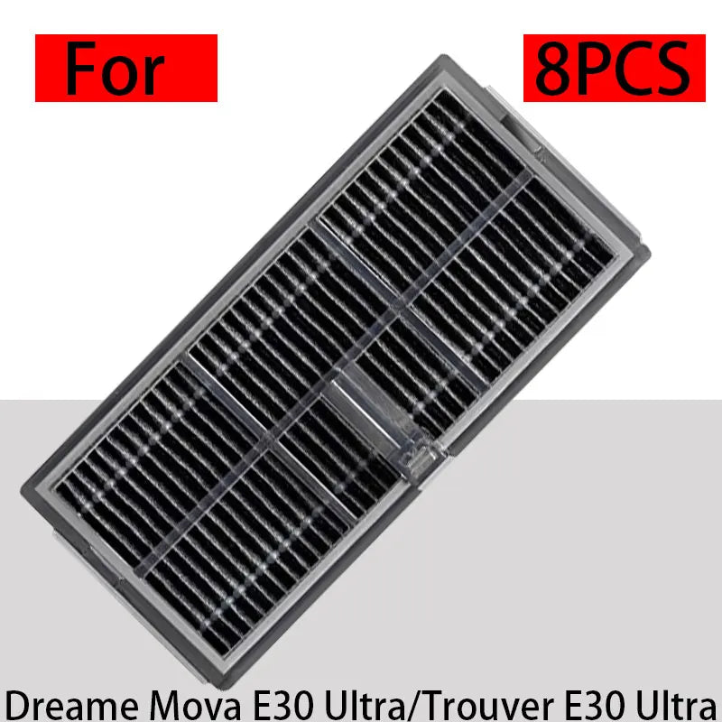 for Dreame Mova E30 Ultra/Trouver E30 Ultra vacuum cleaner replacement parts, the main brush side brush cloth dust bag filter