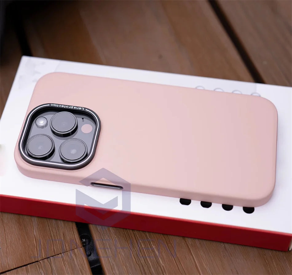 Retro Ultra Thin Matte Hard Case For iPhone Air 15 14 Plus 13 12 16 17 Pro Max Shockproof Slim Silky Skin Solid Color PC Cover