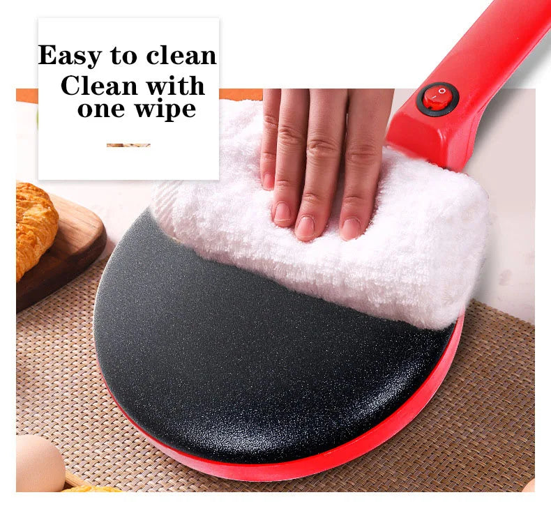 Cake Maker Machine Electric Crepe Maker Breakfast Pizza Baker Pancake Baking Pan Non-Stick Pan Chinese Spring Roll Cooking Pan