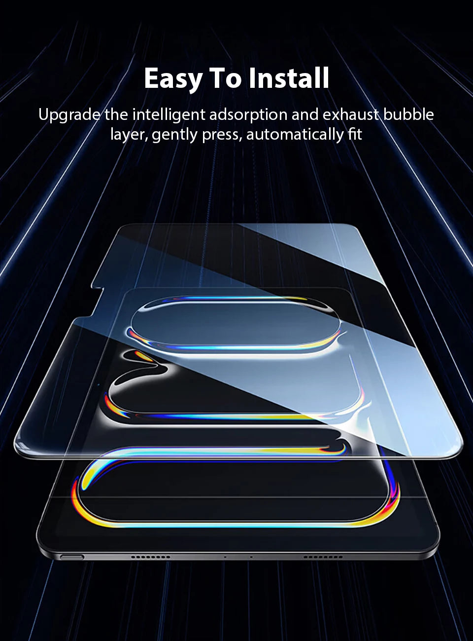 Tempered Glass For Ipad Pro 13 12.9 2024 Air 11 5 4 3 2 1 M4 M2 Screen Protector For 10 9 9th 10th Generacion Mini 7 6 10.2 Film