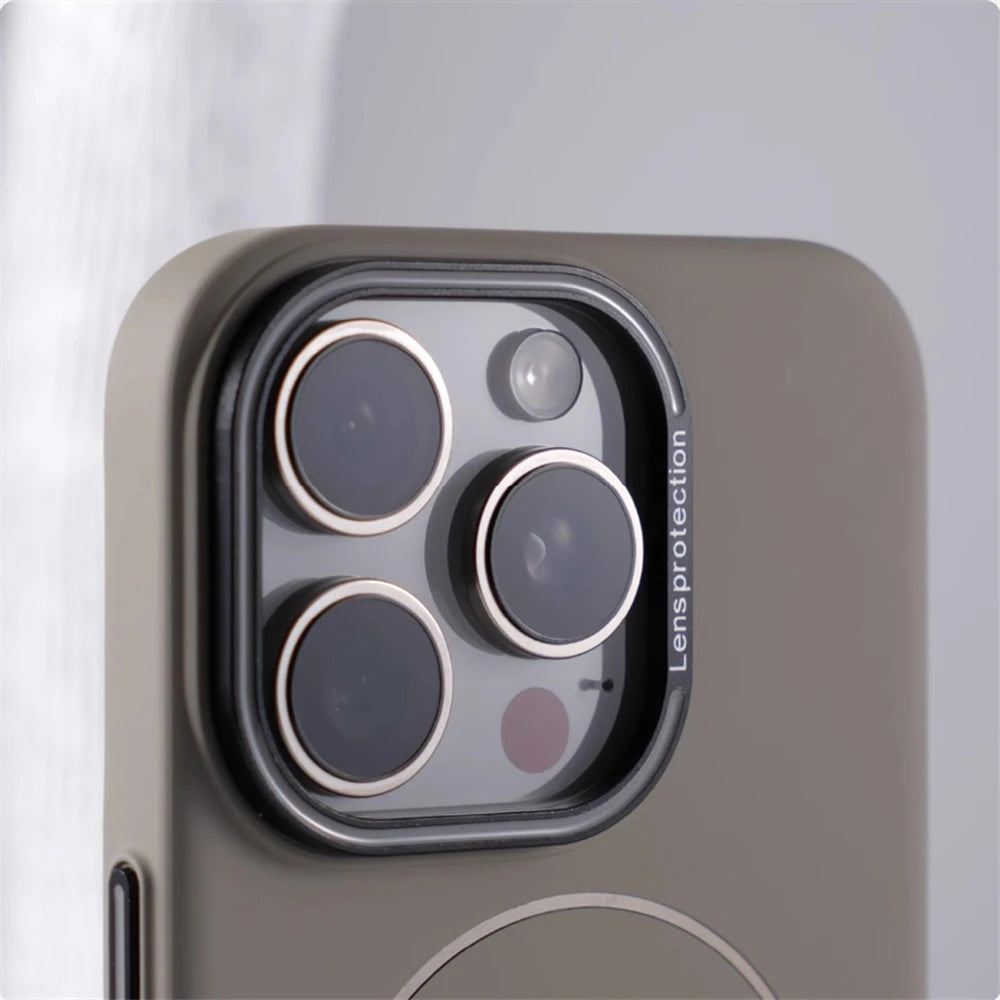 Luxury Simple Solid Color Matte Hard PC Magnetic Case for iPhone 16 Pro Max 15 14 13 12 For MagSafe Wireless Charging Slim Cover