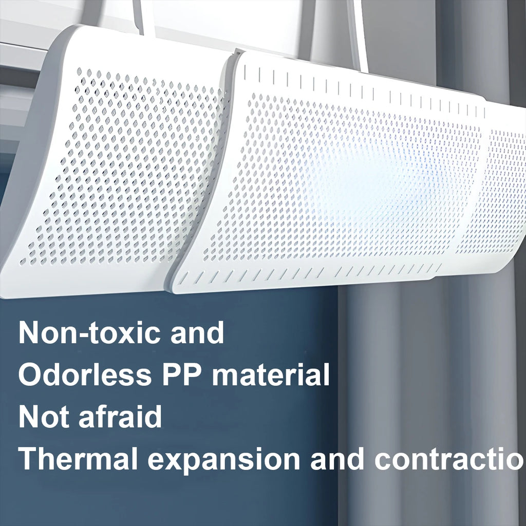 Anti-Direct Blowing Air Conditioning Wind Deflector Wall-Mounted Outlet Baffle Hanging Conditioning Guide Cover
