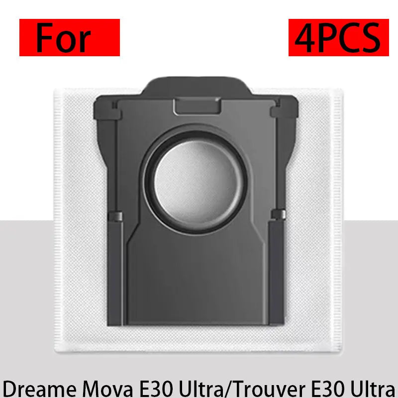 for Dreame Mova E30 Ultra/Trouver E30 Ultra vacuum cleaner replacement parts, the main brush side brush cloth dust bag filter