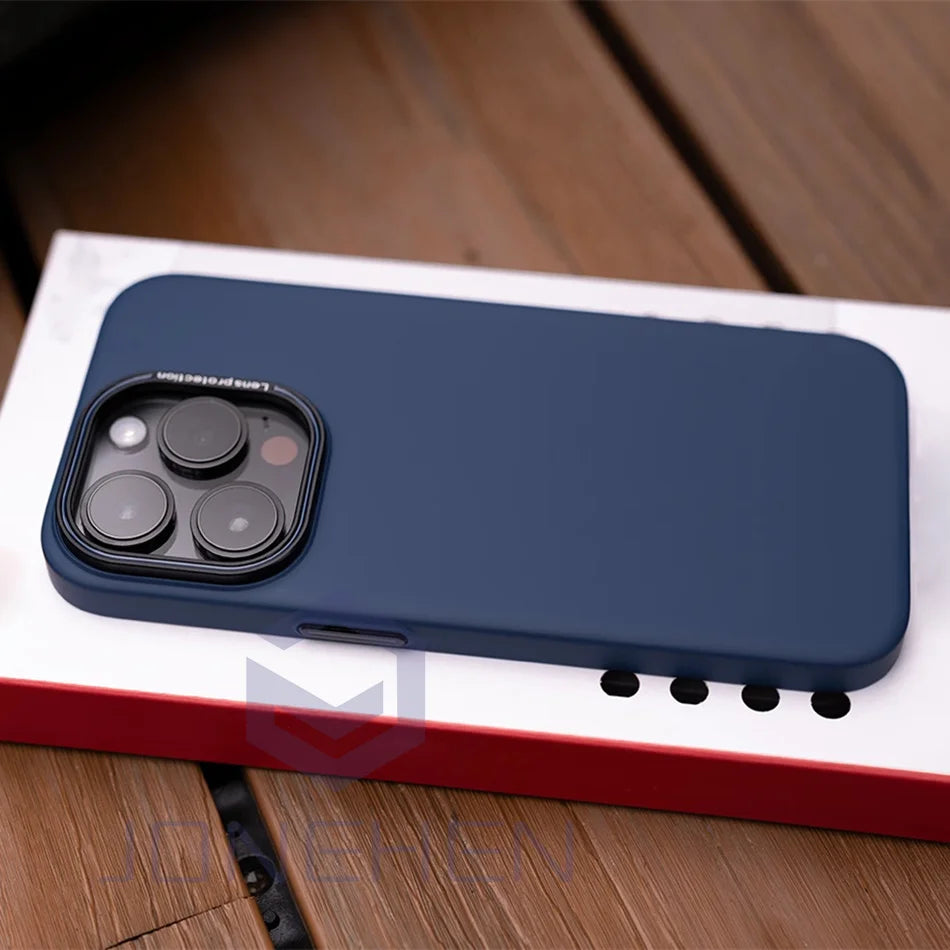 Retro Ultra Thin Matte Hard Case For iPhone Air 15 14 Plus 13 12 16 17 Pro Max Shockproof Slim Silky Skin Solid Color PC Cover