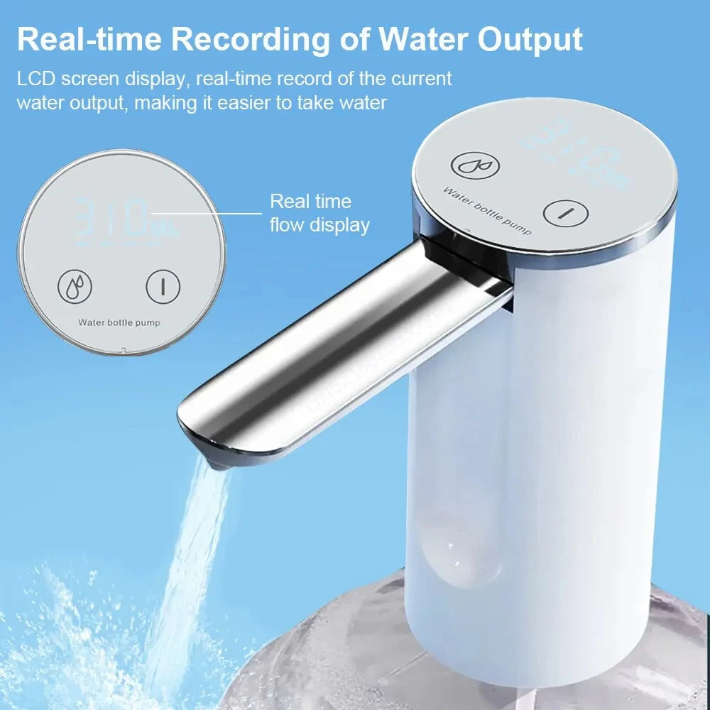 New Arrival Home Gadgets Smart Home Gadgets Electric Water Pump Folding Automatic Drinking Water Bottle Dispenser