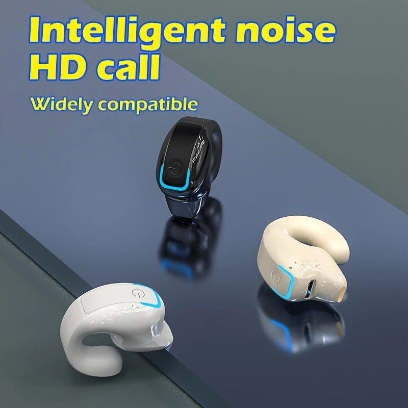 Gd28 Bluetooth Earphones Bluetooth 5.3 Clip On Ear Non In Ear Single Ear Design Business Sports Fitness Running Ear Clip On