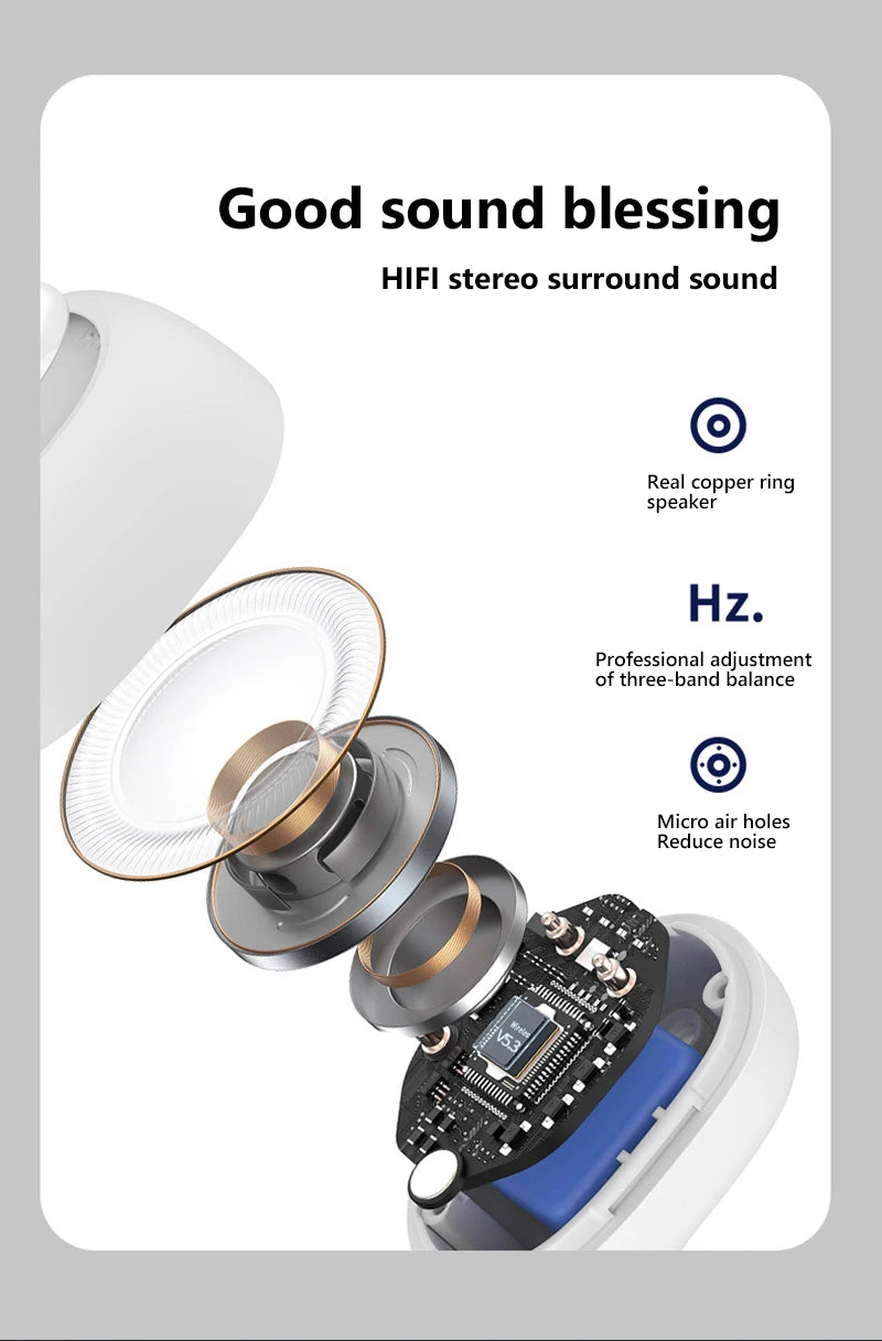 Gd28 Bluetooth Earphones Bluetooth 5.3 Clip On Ear Non In Ear Single Ear Design Business Sports Fitness Running Ear Clip On