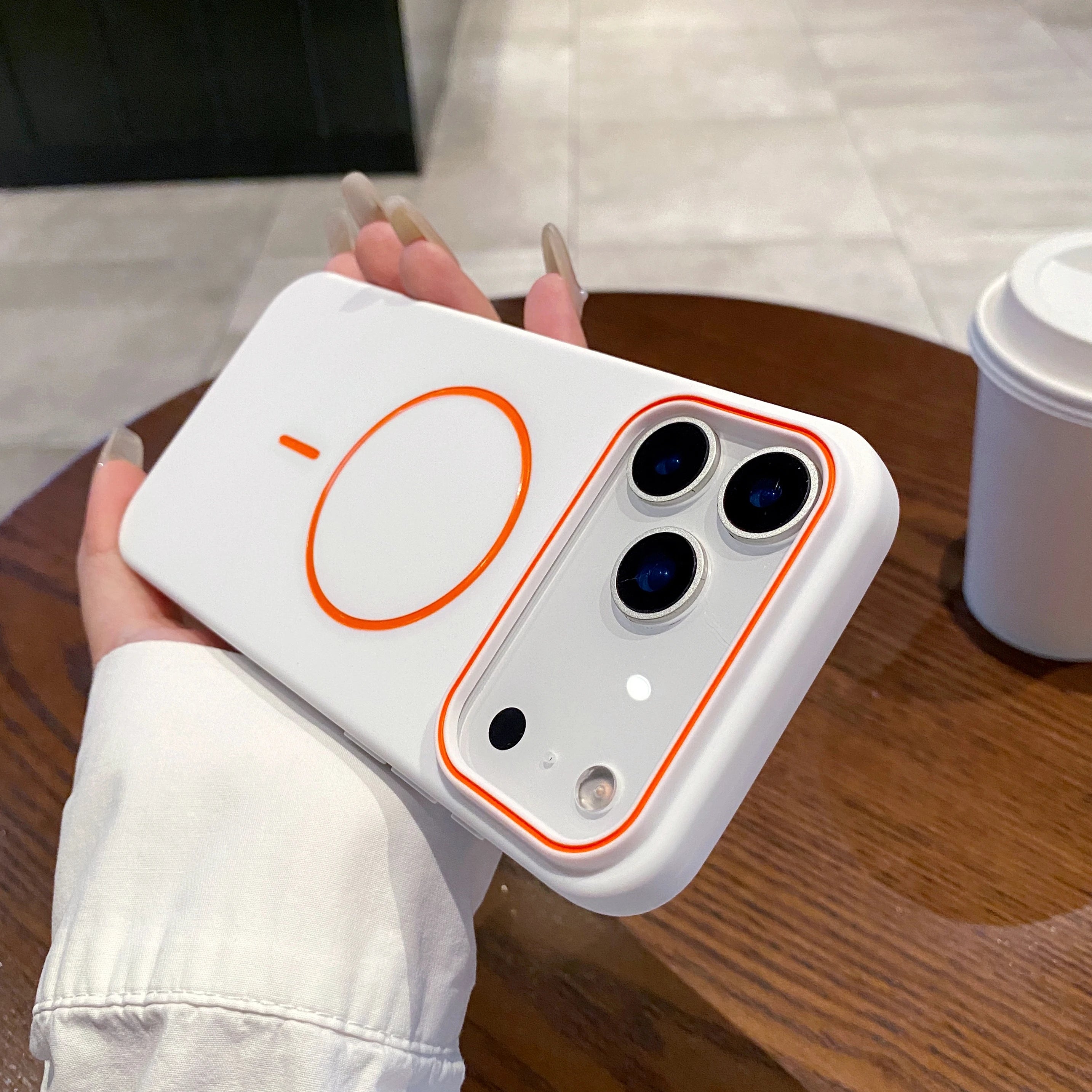 Luxury Magnetic Matte Soft Phone Case For iPhone 17 Pro Max Air 16 E 15 14 13 12 11 shockproof magsafe Wireless Charging Cover