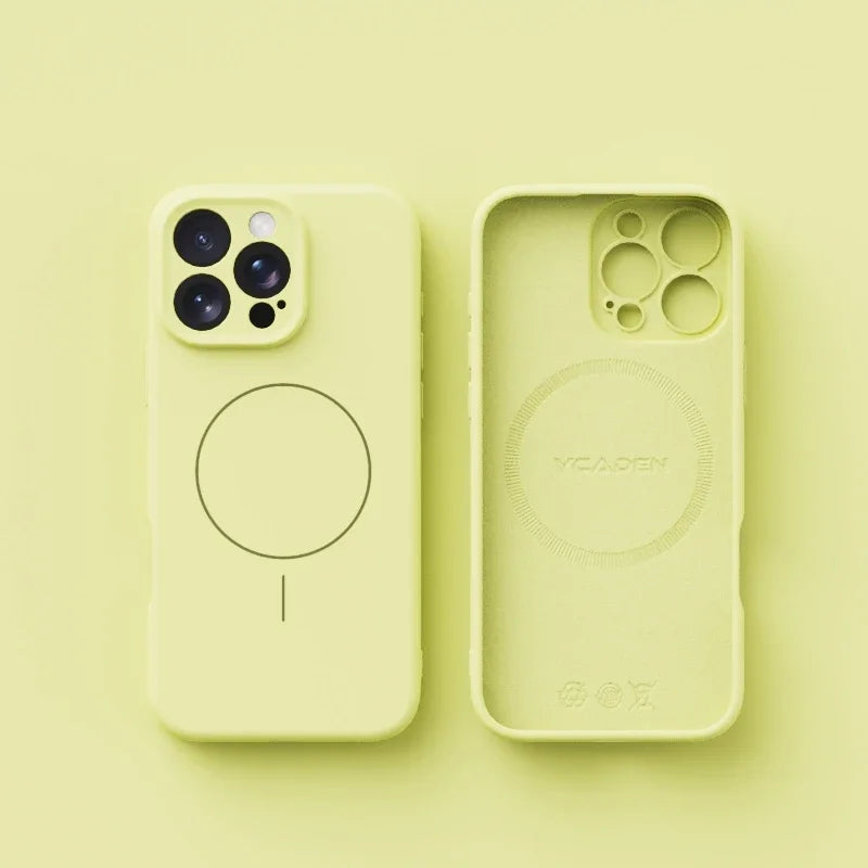 Original Liquid Soft Silicone For Magsafe Wireless Charge Magnetic Case For iPhone 16 Plus 15 14 13 12 Pro Max 11 Cover