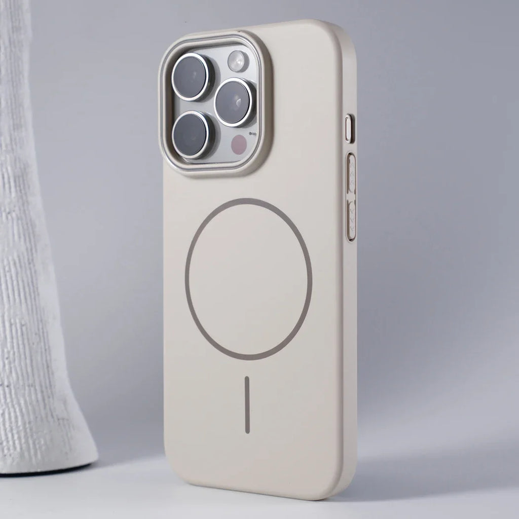 Luxury Original Hard PC Magsafe Case for iPhone 16E SE4 16 15 14 Plus 13 12 Mini 11 Pro Max Shockproof Matte Thin Magnetic Cover