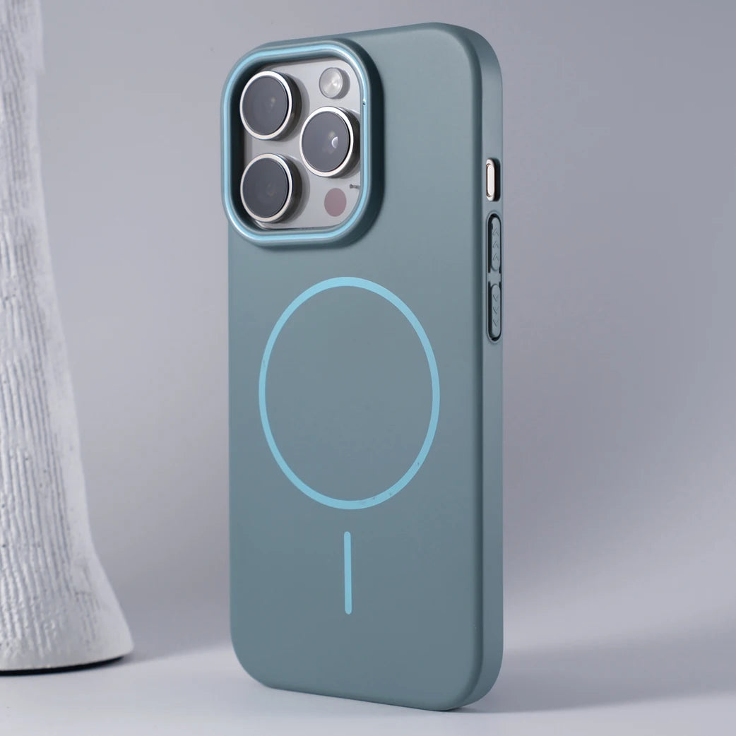 Luxury Original Hard PC For Magsafe Case for iPhone 16 15 14 Pro Max 13 12 Mini 11 Pro Plus Shockproof Matte Thin Magnetic Cover