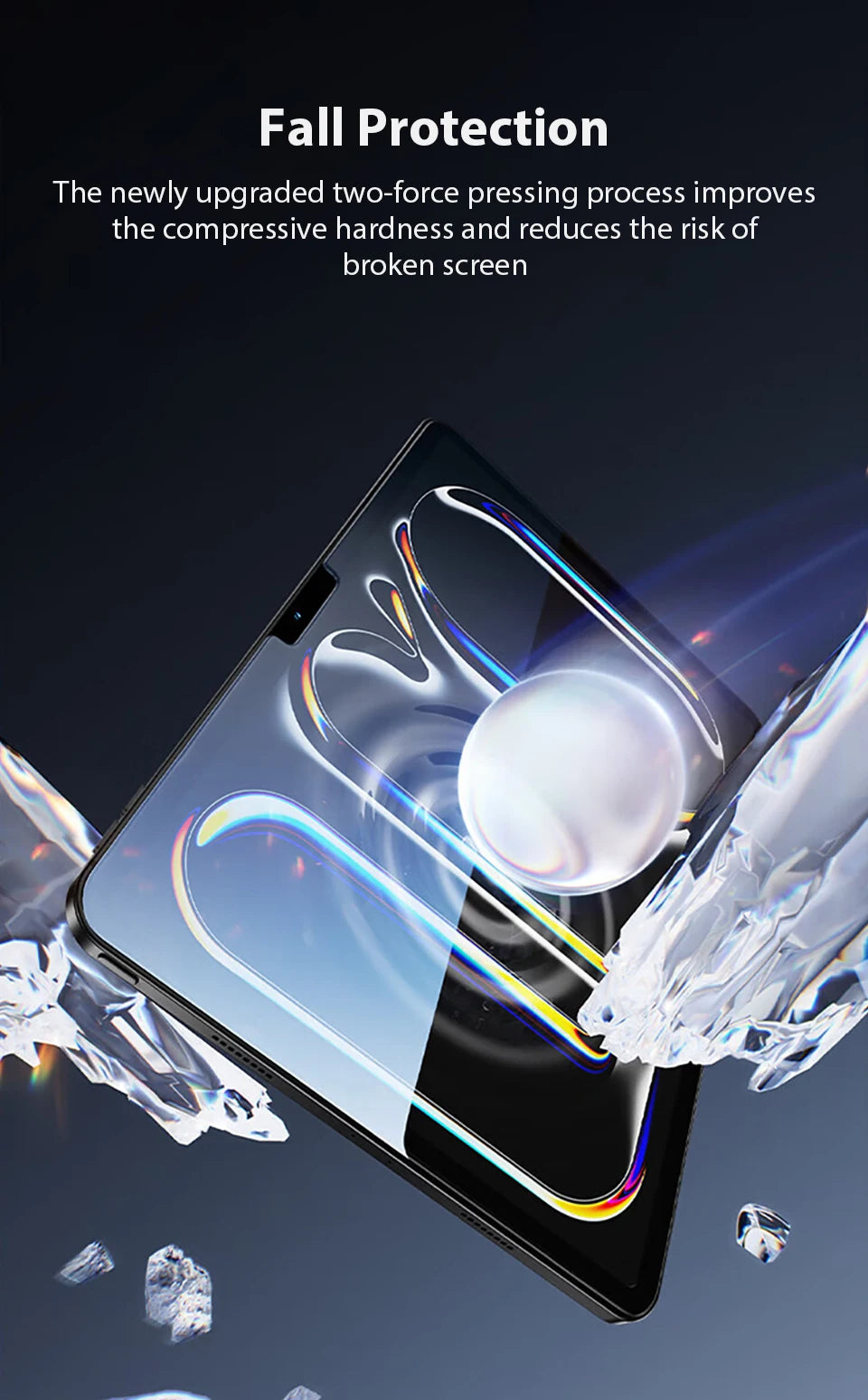 Tempered Glass For Ipad Pro 13 12.9 2024 Air 11 5 4 3 2 1 M4 M2 Screen Protector For 10 9 9th 10th Generacion Mini 7 6 10.2 Film