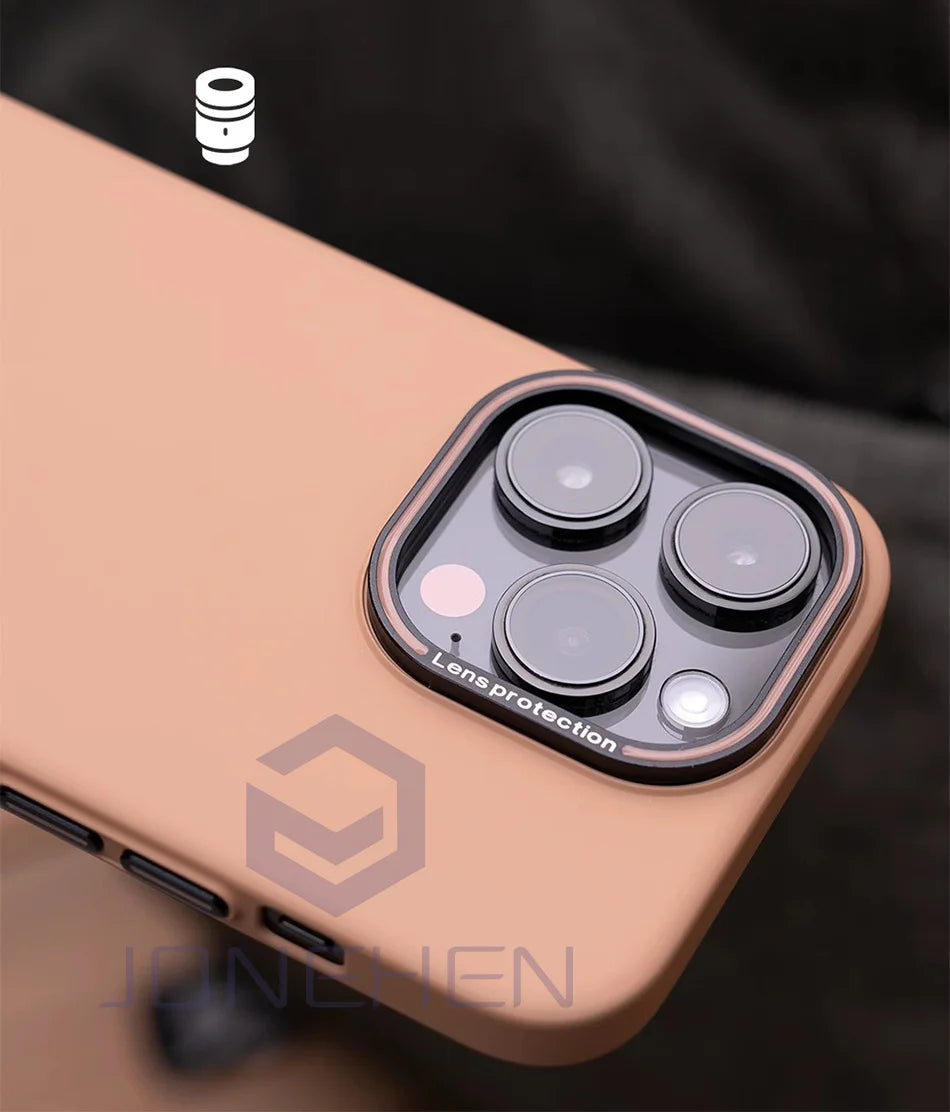 Retro Ultra Thin Matte Hard Case For iPhone Air 15 14 Plus 13 12 16 17 Pro Max Shockproof Slim Silky Skin Solid Color PC Cover