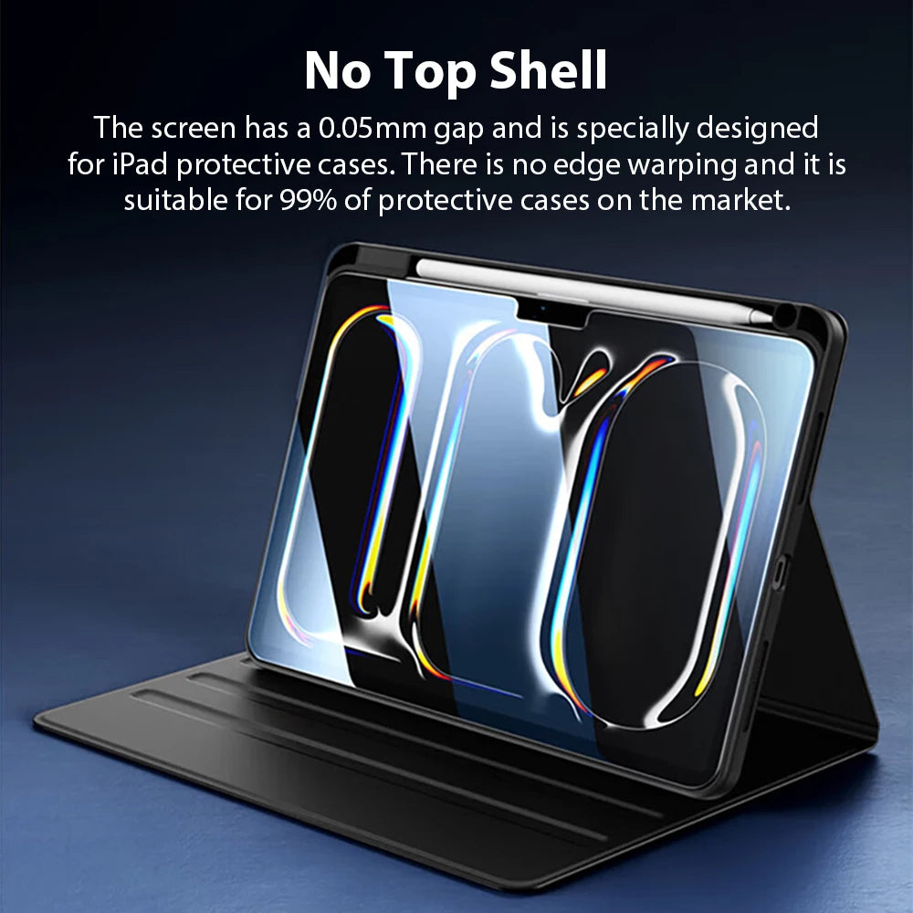 Tempered Glass For Ipad Pro 13 12.9 2024 Air 11 5 4 3 2 1 M4 M2 Screen Protector For 10 9 9th 10th Generacion Mini 7 6 10.2 Film