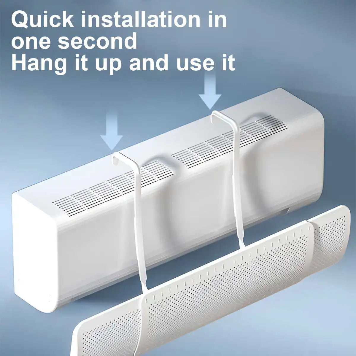 Anti-Direct Blowing Air Conditioning Wind Deflector Wall-Mounted Outlet Baffle Hanging Conditioning Guide Cover