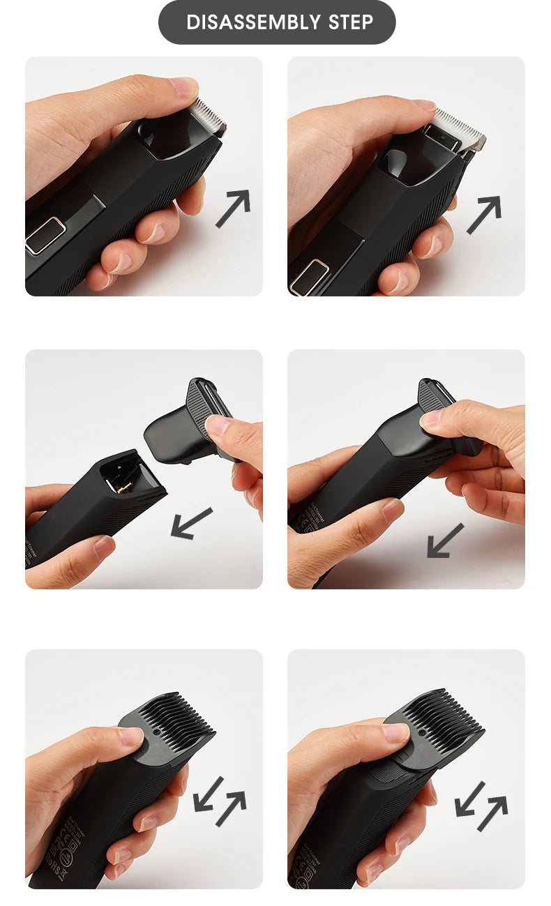 2 in 1 electric body hair trimmer Full body waterproof haircut shaving razor for men and women private pubic hair leg hair sciss