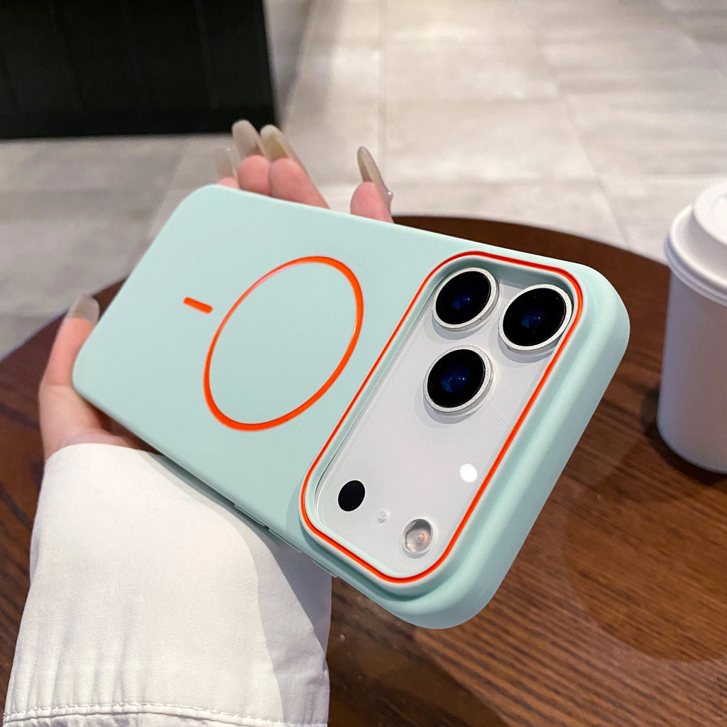 Luxury Magnetic Matte Soft Phone Case For iPhone 17 Pro Max Air 16 E 15 14 13 12 11 shockproof magsafe Wireless Charging Cover