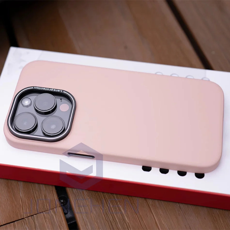 Retro Ultra Thin Matte Hard Case For iPhone Air 15 14 Plus 13 12 16 17 Pro Max Shockproof Slim Silky Skin Solid Color PC Cover