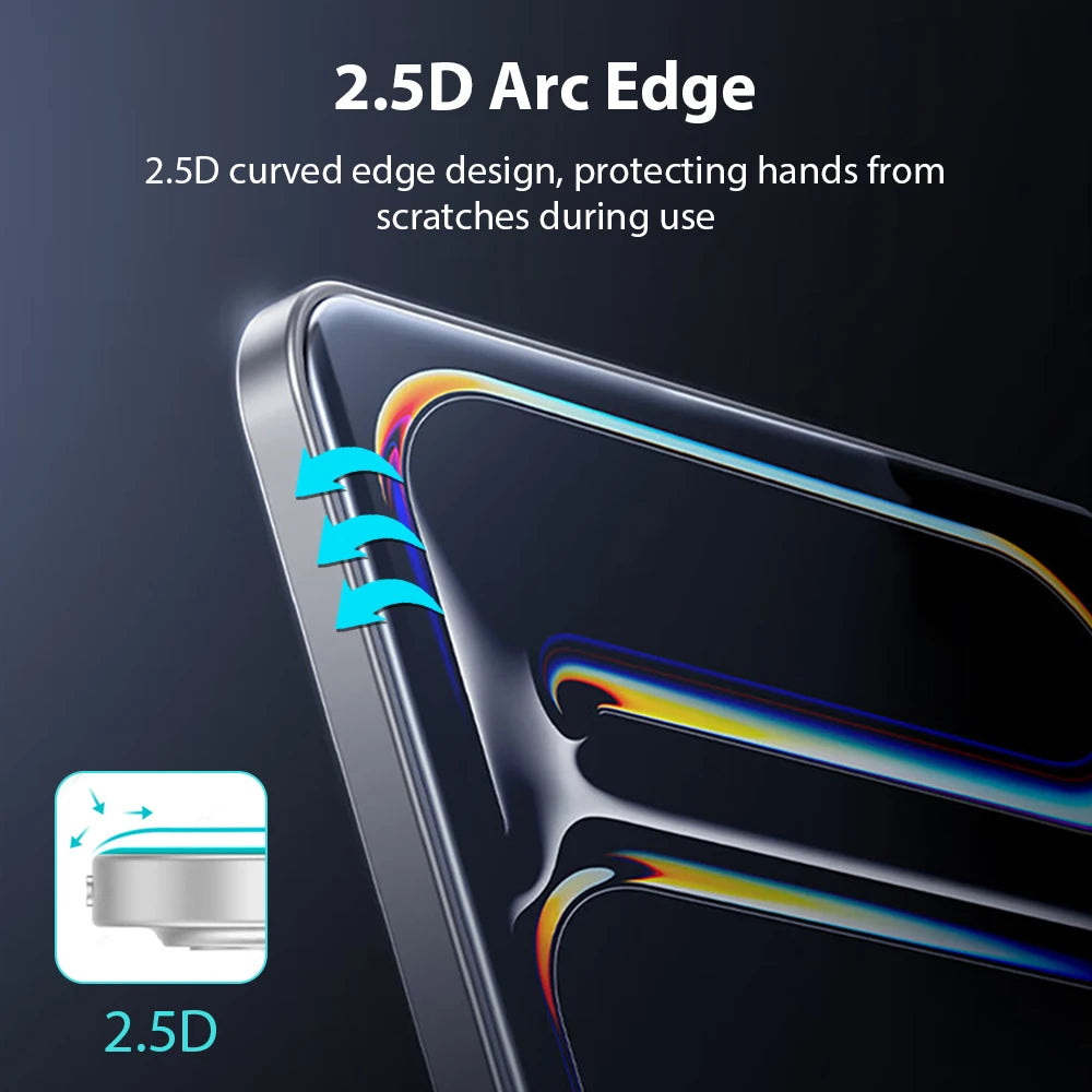 Tempered Glass For Ipad Pro 13 12.9 2024 Air 11 5 4 3 2 1 M4 M2 Screen Protector For 10 9 9th 10th Generacion Mini 7 6 10.2 Film